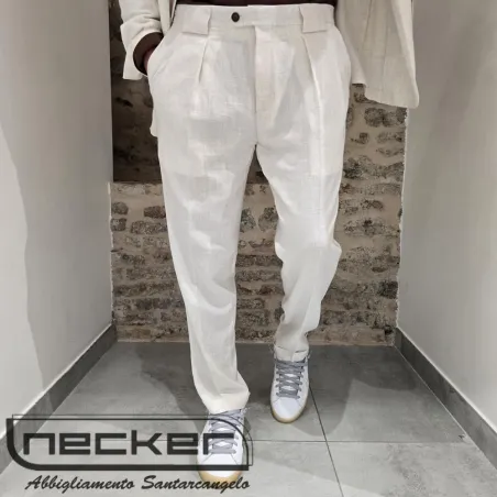 PANTALONE ABITO 2691 ECRU