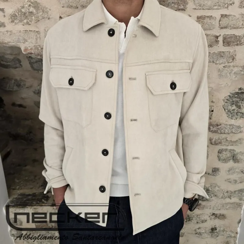 GIUBBINO OVERSHIRT 0022 BEIGE