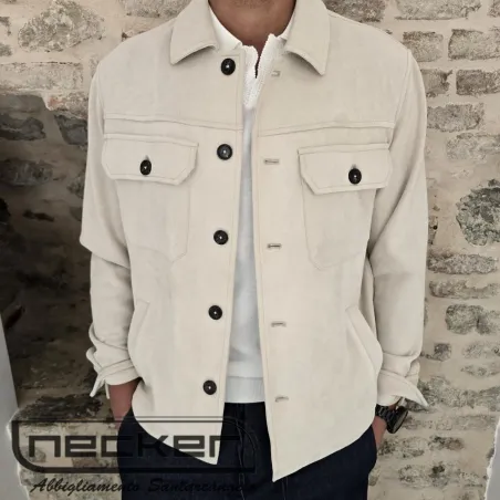 GIUBBINO OVERSHIRT 0022 BEIGE