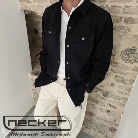 OVERSHIRT J08 NERO