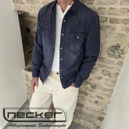 CAMICIA 0233 BLU