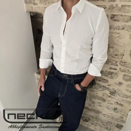 CAMICIA TWILL 101/1 BIANCO
